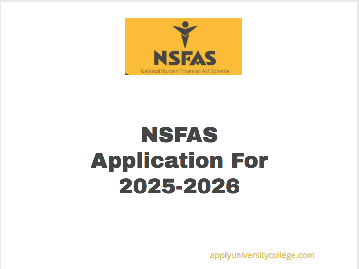 NSFAS Application For 2025 2026 SASSA Grant 2025