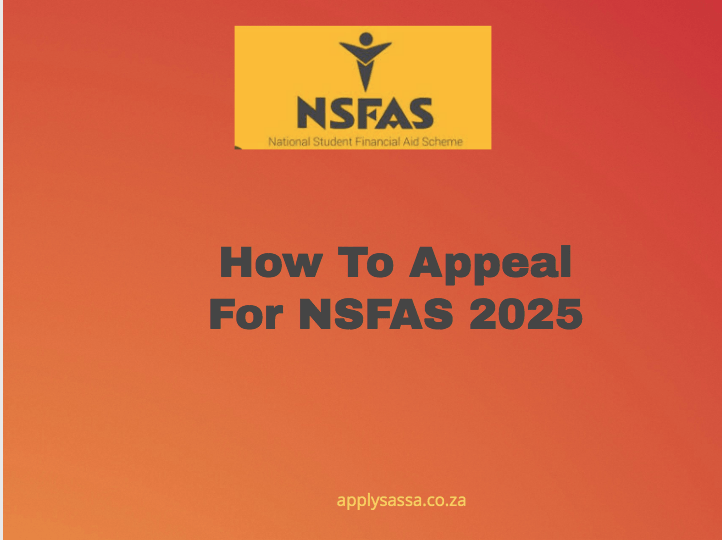 How To Appeal For NSFAS 2025 SASSA Grant 2024