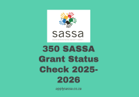 350 SASSA Grant Status Check 2025-2026