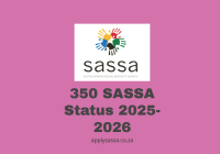 350 SASSA Status 2025-2026