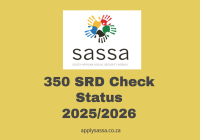 350 SRD Check Status 2025/2026