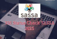 350 Status Check SASSA 2025