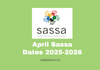April Sassa Dates 2025-2026