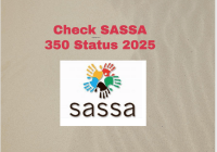 Check SASSA 350 Status 2025