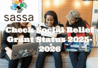Check Social Relief Grant Status 2025-2026