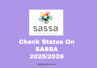 Check Status On SASSA 2025/2026