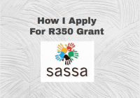 How I Apply For R350 Grant