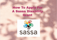 How To Apply For A Sassa Disability Grant