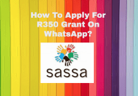 How To Apply For R350 Grant On WhatsApp?