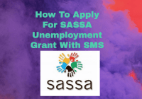 How To Apply For SASSA Unemployment Grant With SMS