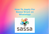 How To Apply For Sassa Grant on WhatsApp