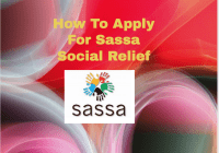 How To Apply For Sassa Social Relief