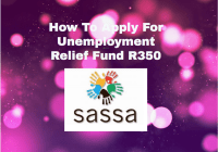 How To Apply For Unemployment Relief Fund R350