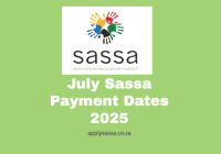 July Sassa Payment Dates 2025, Will SASSA Pay In March