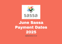 June Sassa Payment Dates 2025
