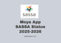 Moya App SASSA Status 2025-2026