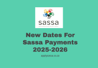 New Dates For Sassa Payments 2025-2026