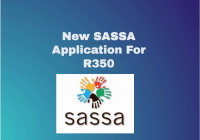 New SASSA Application For R350
