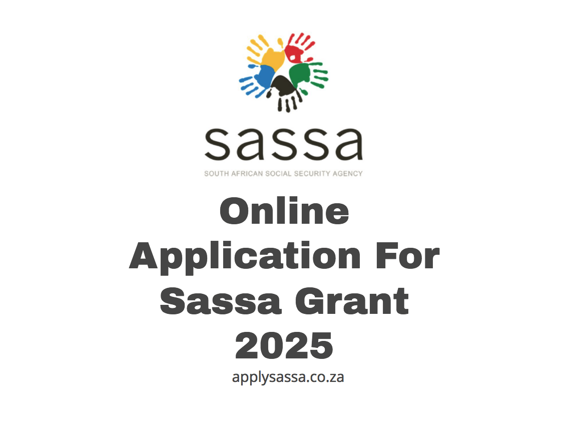 Online Application For Sassa Grant 2025 Sassa Grant 2025