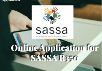 Online Application for SASSA R350