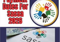 Payment Dates For Sassa 2026