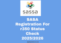 SASA Registration For r350 Status Check 2025/2026