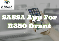 SASSA App For R350 Grant