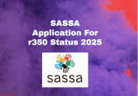 SASSA Application For r350 Status 2025