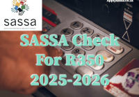 SASSA Check For R350 2025-2026