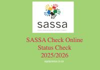 SASSA Check Online Status Check 2025/2026