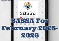 SASSA For February 2025-2026