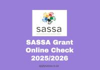 SASSA Grant Online Check 2025/2026