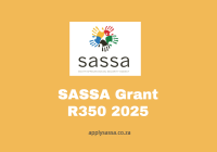 SASSA Grant R350 2025