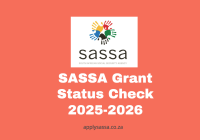 SASSA Grant Status Check 2025-2026