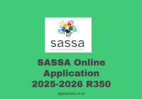 SASSA Online Application 2025-2026 R350
