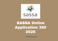 SASSA Online Application 350 2025