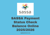 SASSA Payment Status Check Balance Online 2025/2026