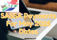 SASSA Payments For May 2025 Dates