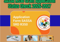 SASSA R350 Grant Application Status Check 2026-2027