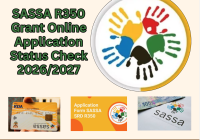 SASSA R350 Grant Online Application Status Check 2026/2027