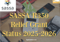 SASSA R350 Relief Grant Status 2025-2026