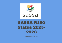 SASSA R350 Status 2025-2026