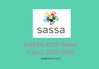 SASSA R350 Status Check 2025-2026