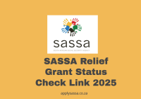 SASSA Relief Grant Status Check Link 2025