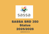 SASSA SRD 350 Status 2025/2026