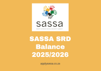 SASSA SRD Balance 2025/2026