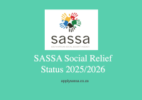 SASSA Social Relief Status 2025/2026
