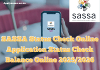 SASSA Status Check Online Application Status Check Balance Online 2025-2026