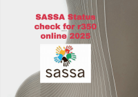 SASSA Status check for r350 online 2025