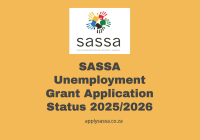 SASSA Unemployment Grant Application Status 2025/2026